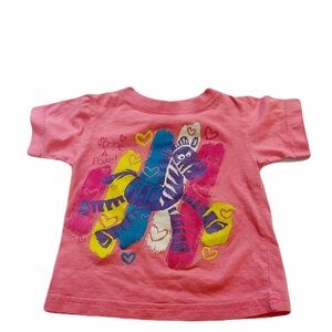 Kid tees by Stephen Joseph vintage stripe a pose zebra short sleeve tee